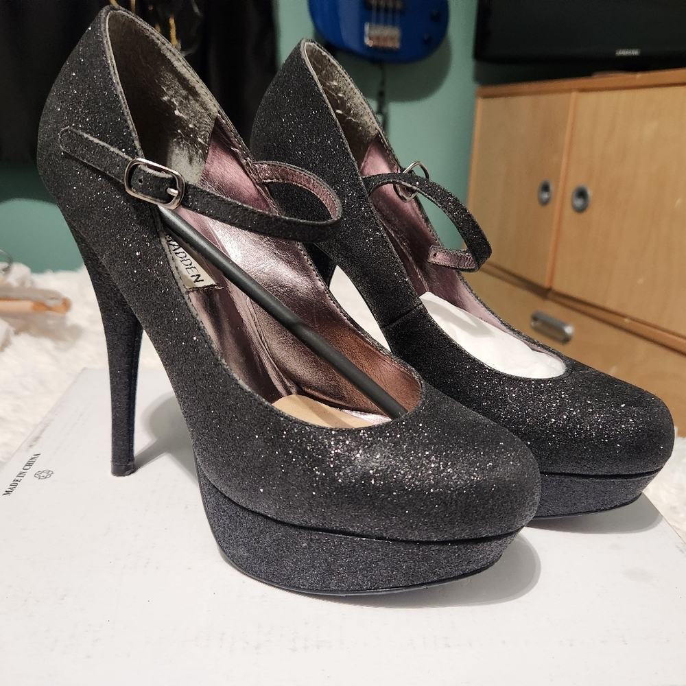 Steve Madden Sparkle Mary Janes
